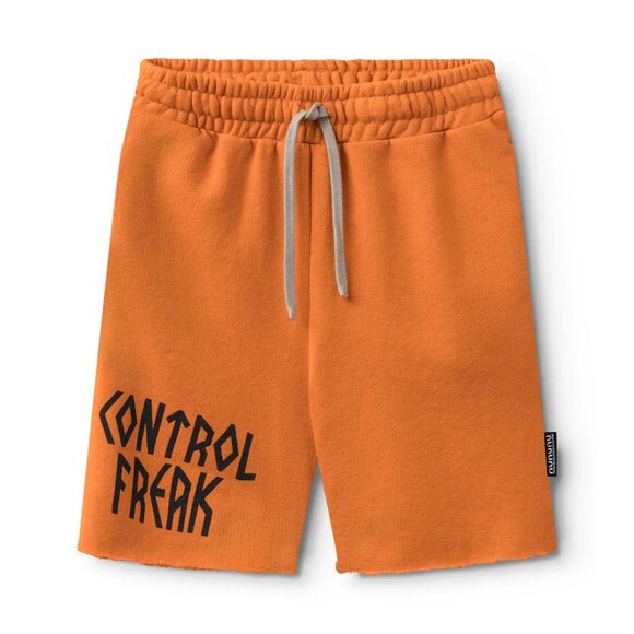 Nununu Control Freak Sweatshorts in Orange Sun - Picture 1 of 5